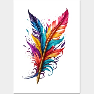 Bird Feathers Posters and Art